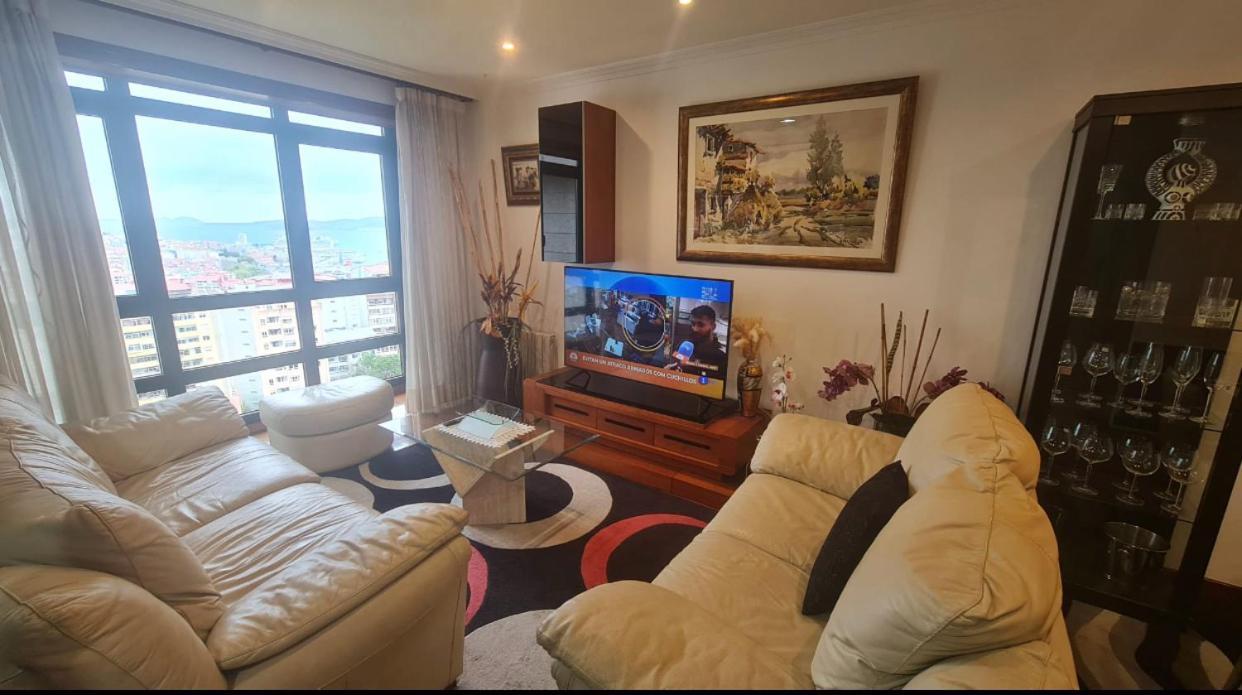 Fabuloso Apartamento Con Vistas A La Ria De Vigo Eksteriør billede